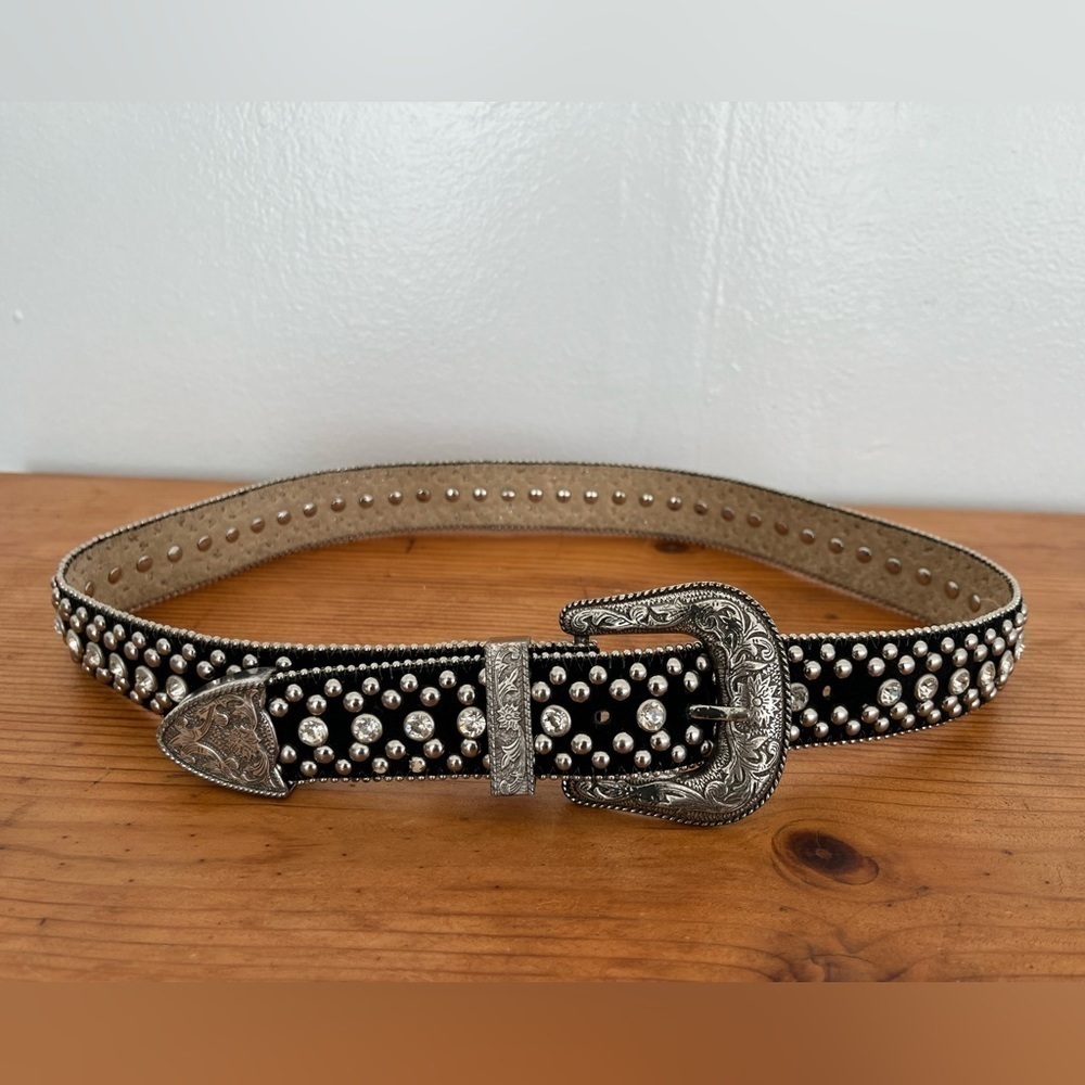 Y2K Guess Rhinestone Studded Belt